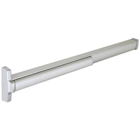 Jackson 48 Aluminum Finish Model 2085 Concealed Vertical Rod Panic Exit Device Dual Point Latching W/ Top 312085L47628